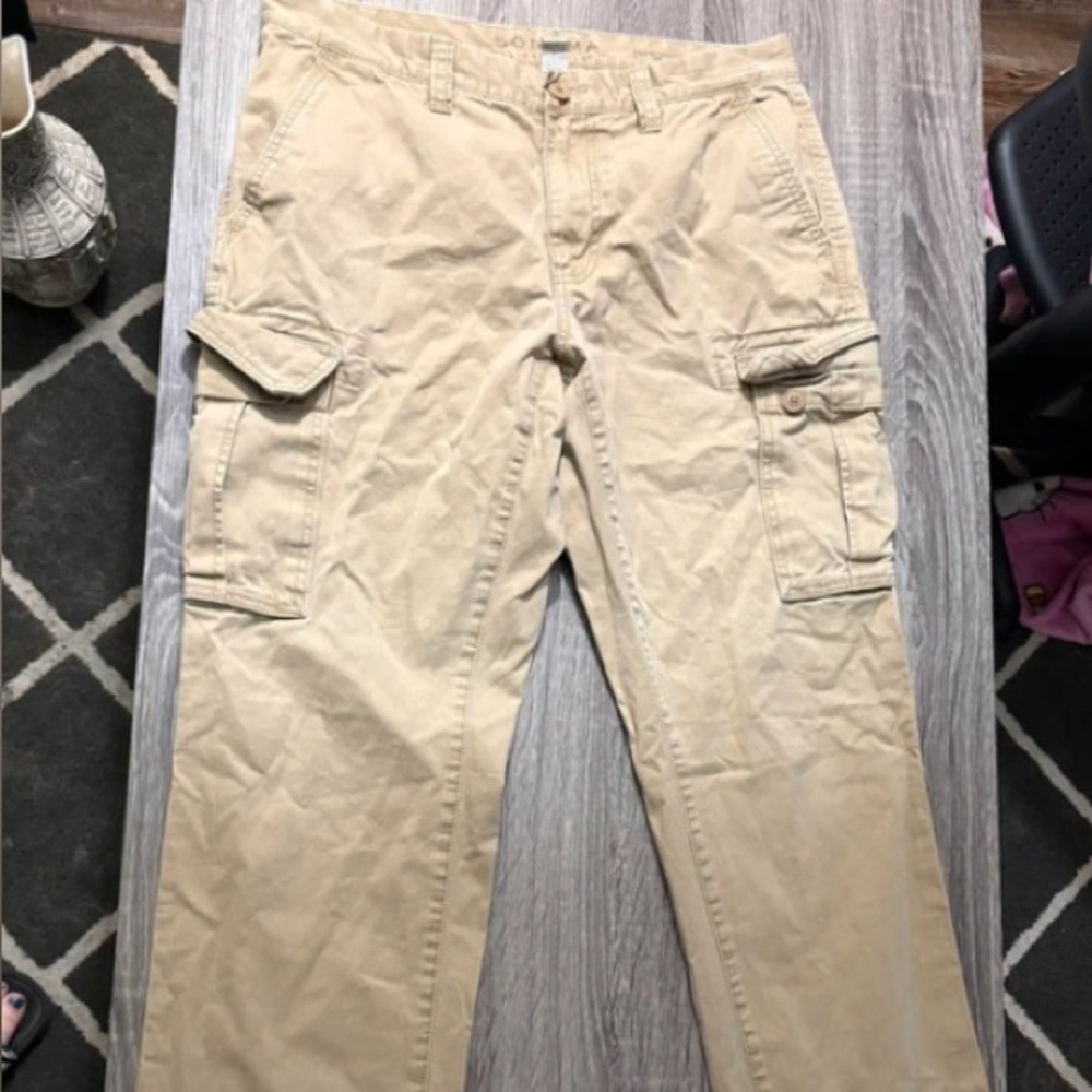 Men's Cargo Pants - Beige | Unknown Brand